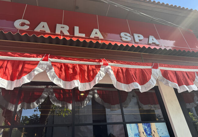 クタビーチのすぐ近くにある人気のスパ＆マッサージチェーン店のクタ店です。