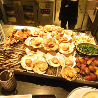 朝食会場です。大満足です。