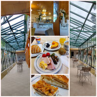 朝食はブッフェでした