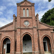 レンガ作りの教会