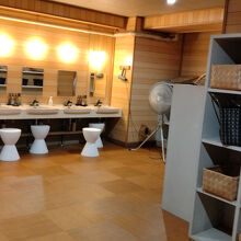 大浴場　脱衣場