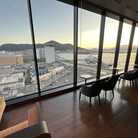 最上階のラウンジからの眺望