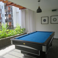 卓球台やジムもあり