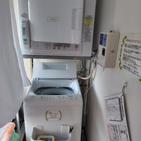 共用の洗濯機。タダ