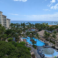 真正面にサンセットが見えます