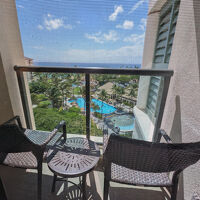 ゲストルームのラナイ