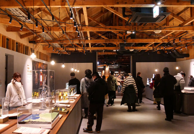 ニッカウヰスキーの歴史についての博物館です