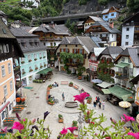 部屋にある小さなバルコニーから見えた風景です。