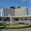 温泉があるが古いホテル