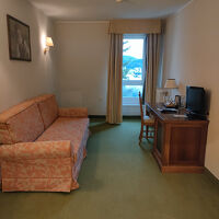 ベッドルームのほかにリビングルームもありました