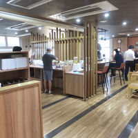 無料朝食会場内