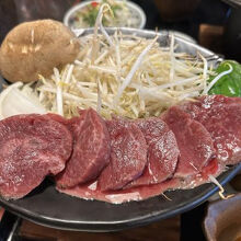 飛騨牛の焼肉定食2200円