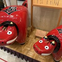 ロビーにいた赤べこが可愛い。