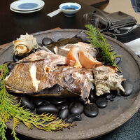鯛の溶岩焼き