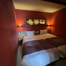 ベッドルームが独立していて快適です。