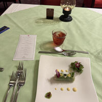 一番419キャベツの良さを感じられたサーモン巻きの料理。