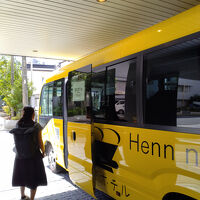 朝と夜には羽田空港との間に無料シャトルバス運行（定員20名）