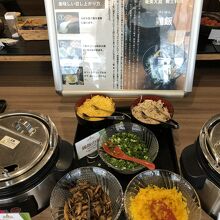 母が食べたかった鶏飯のコーナー