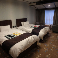 高層階ツインルーム。2024年2月にリニューアルしたそう