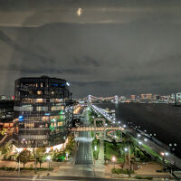 部屋からの眺望～ベイブリッジ側を選択しました