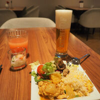 ラウンジでいただいた食べ物