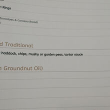 Fish ＆ Chips セットでは無くて個別にオーダーする