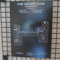 ホテルの見取り図