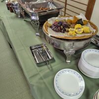 朝食はビュッフェ