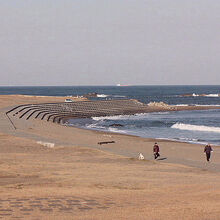 君ケ浜海岸の風景