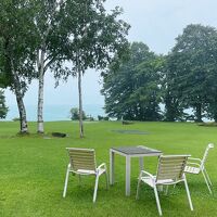 湖がすぐ目の前