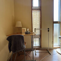 みん宿ヤポネシア、いつもの二段ベットの客室。