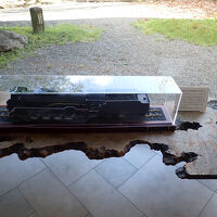 ロビーにＳＬ模型