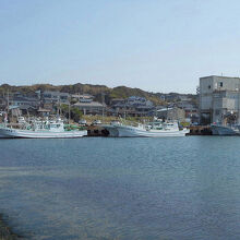 外川漁港の風景