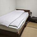 部屋にはベットでした。