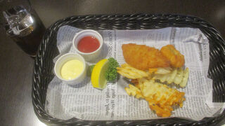 フィッシュ＆チップスが新メニューとして加わっていました