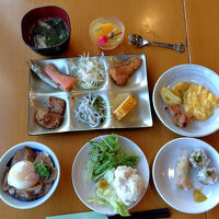 朝食は和食で軽くまとめました