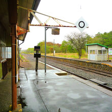 １番線ホームから構内