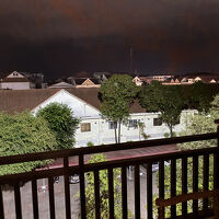 小さいながらもバルコニー付き。シティービューが楽しめる