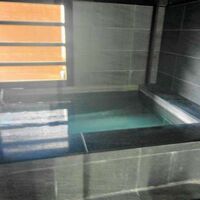 客室の半露天風呂