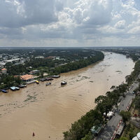 地平線が見える部屋からの眺め