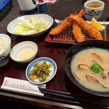 エビフライ御膳