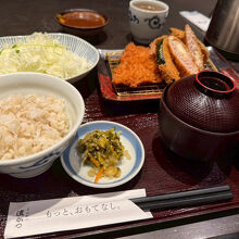 浜かつ三種御膳