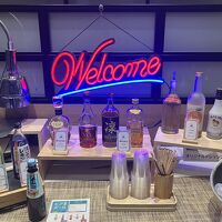 ウェルカムドリンクのバー充実！