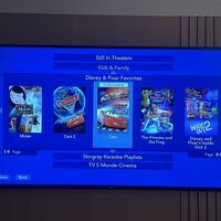 部屋でディズニー映画鑑賞