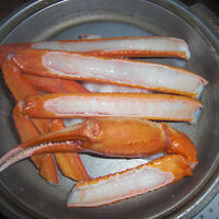 香住蟹の陶板蒸し