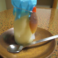 デザートは潮風プリンで締め