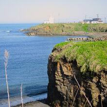 段壁が荒々しい景観