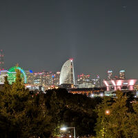 左遠方にはみなとみらいが見えます