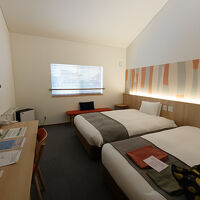 すっきりコンパクトに作られた客室