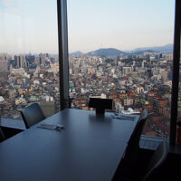 最上階レストランからの眺め